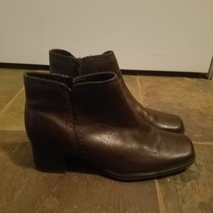 Brown ankle boots